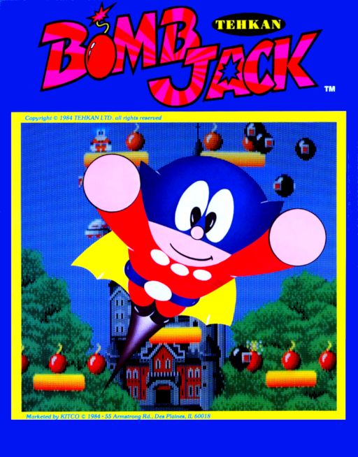 Bomb Jack (set 2) Arcade Game Cover